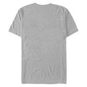 Mens Looney Tunes Bugs Bunny Classic Portrait Graphic Tee Silver 2X Large