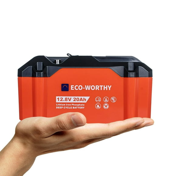 Portable 12V 20Ah Lithium Deep Cycle Battery for Camping and Marine Use