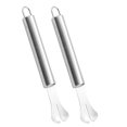 thumbnail image 1 of Phenofice 2PCS Oyster Shucker Tool Silver Stainless Steel Cleaning Poultry Rounded Blade for Home Cooks, 1 of 8