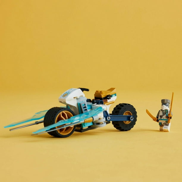 LEGO NINJAGO Zane's Ice Motorcycle Toy with Minifigure, Ninja