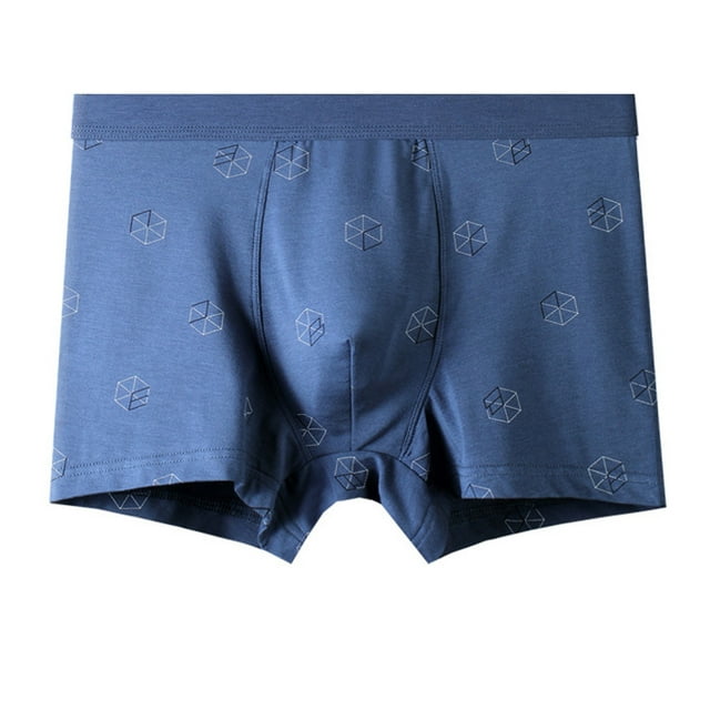 Mens Underwear Boxer Mens Digital Printing Breathable Close Fitting Comfortable Boxers