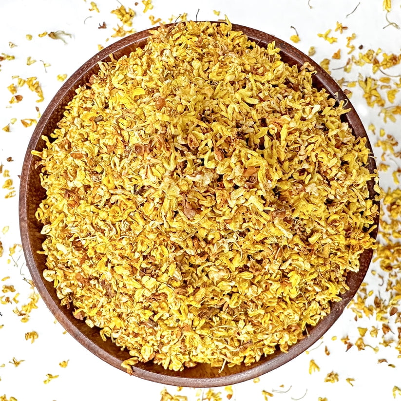 NY SPICE SHOP Dried Osmanthus Sweet Flower - 05 Ounce - Osmanthus Fragrans Blossom for Tea Baking and DIY - Osmanthus Gui Hua