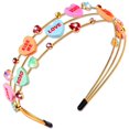 thumbnail image 1 of mokkia Diadema de otoño de Acción de Gracias para mujer Accesorios de Acción de Gracias Esmalte Pavo Hoja de Arce Calabaza Diadema con diamantes de imitación Diadema Otoño Otoño Trajes Regalos de vaca, 1 of 5