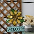 thumbnail image 4 of Metal Welcome Sign Daisy Hanging Signs for Front Door Indoor Outdoor Door Decor Wall Art Flower Decoration, 4 of 6