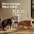 thumbnail image 3 of Petlibro Automatic Cat Feeder for 2 Cat, with APP Remote Feeding,5L Timed Cat Food Dispenser, Adjustable Portions 1-10 Meals/Day,Fresh Food Storage, 10s Call, Stainless Steel Bowls, 3 of 9
