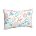 thumbnail image 2 of Haiem Pillowcase for Hair and Skin Queen - Colorful Seashells1 Printed Soft Pillowcase with Envelope Closure-16"x24", 2 of 9