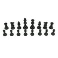 thumbnail image 2 of Complete Chess Set W/ Mat  Bag, Durable Plastic Pieces For Family Fun  Travel, International Size, 2 of 6