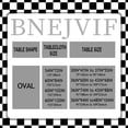 thumbnail image 6 of Oval Tablecloth Black And White Checkered Tablecloth, Modern Plaid Oval Tablecloth, Checkered Tablecloth, Indoor/Outdoor Waterproof Wrinkle Free Durable Gingham Tablecloth For Oval Tables 60 X 84 In, 6 of 6