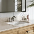 thumbnail image 4 of HOROW 15.75'' White Vitreous China Rectangular Undermount Bathroom Sink with Overflow, 4 of 11