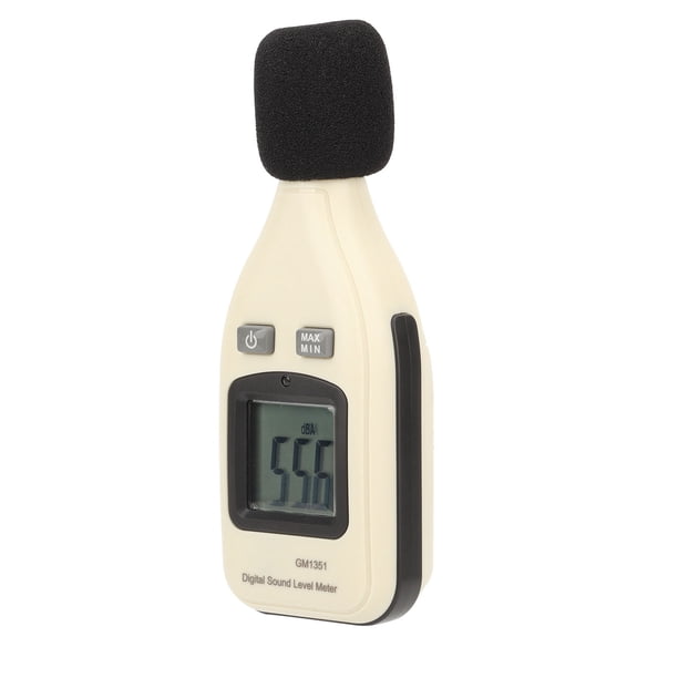Medidor de decibelios Jadeshay Medidor de Decibelios 30 a 1000 dB Detector de Ruido Compacto y Liviano
