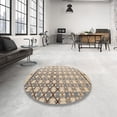 thumbnail image 3 of Ahgly Company Indoor Rectangle Abstract Dark Almond Brown Abstract Area Rugs, 2' x 5', 3 of 6