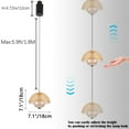thumbnail image 4 of FSLiving Lampe de Piste Réglable en Hauteur Type J Rétractable avec Contrôle à Main 10W Gradation Continue Lampe d'Intérieur Fil Réglable, Fauve - 1 Pack, 4 of 8