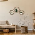 thumbnail image 3 of NEX 3" x 15" Rustic Brown Floating Shelf Set of 3, 3 of 9