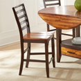 thumbnail image 2 of Abaco Solid Wood Counter Height Dining Chair in Two-tone Cherry Finish, 2 of 5