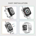 thumbnail image 5 of Tianle Clear Watch Band for Apple Watch 38mm 40mm 41mm Transparent Crystal Sports Band Compatible with Apple iWatch Series 9 8 SE 7 6 5 4 3 2 1, 5 of 6