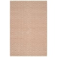 thumbnail image 2 of SAFAVIEH Montauk Kimberlyn Geometric Diamond Cotton Area Rug, Beige/Ivory, 3' x 5', 2 of 6