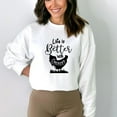 thumbnail image 5 of Life is Better With Chickens, Farm Sweatshirt, Chicken Pullover, Chicken Lover Sweatshirt, Farm Animal Sweatshirt, Chicken Sweatshirt, 5 of 10