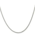 thumbnail image 2 of Stainless Steel Spiga Wheat Chain Styles Necklace Chisel Polished 2.5 mm 18 inch Fancy Link, 2 of 4
