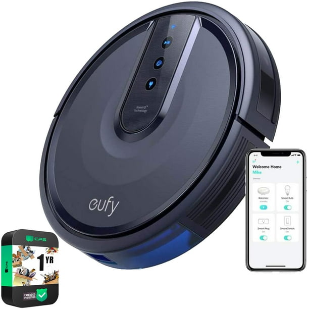 Eufy T2123 RoboVac 25C WiFi Connected Robotic Vacuum, Black Bundle