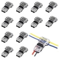 thumbnail image 3 of 12Pcs T Tap Wire Connector No Wire Stripping 3 Way Wire Splice Connector 18 AWG 2 Pin Automotive Wire Connector T Type Wiring Connector for Vehicle Audio Video, 3 of 8