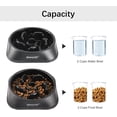 thumbnail image 6 of MateeyLife Slow Feeder Dog Bowls, Non Slip Cat Food Bowls, Bloat Stop Maze Pet Dishes, Interactive Feeder for All Breeds 2 Cup Black, 6 of 7