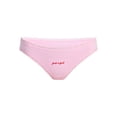 thumbnail image 4 of No Boundaries Cotton Lace Hi Cut Bikini Women's and Women's Plus, Sizes XS-XXXL, 4 of 4