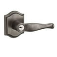 thumbnail image 2 of Baldwin Reserve Endectar003 Entry Decorative Lever Handle and Traditional Arch Rose Lifetime Brass Finish Handle, 2 of 7