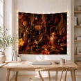 thumbnail image 5 of Still Life Apothecary with Herbalist Cluttered Assortment, Mystical Fantasy for Space Lovers, Wall Decor, Mother'S Day Gift, Tapestry Wall Hanging for Dorm and Living Room, 5 of 7