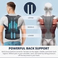 thumbnail image 2 of Back Brace Posture Corrector for Women and Men Back Lumbar Support Shoulder Posture Support for Improve Posture Provide and Back Pain Relief, 2 of 6