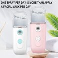 thumbnail image 3 of Nano Moisturizing Atomization Humidifier Cool Mist Facial Steamer Handy Mist Sprayer Moisturizing & Hydrating for Skin Care, Makeup, Eyelash Extensions (Pink)-Birthday Gifts For Women, 3 of 4