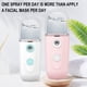 thumbnail image 3 of Humidificador facial portátil | Humidificador portátil de niebla fría para rostro, cabello y cuerpo | Depósito de 40 ml, recargable por USB, nebulización rápida en 30 segundos, ideal para viajes a, 3 of 3
