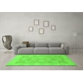 thumbnail image 3 of Ahgly Company Indoor Square Abstract Green Modern Area Rugs, 4' Square, 3 of 4