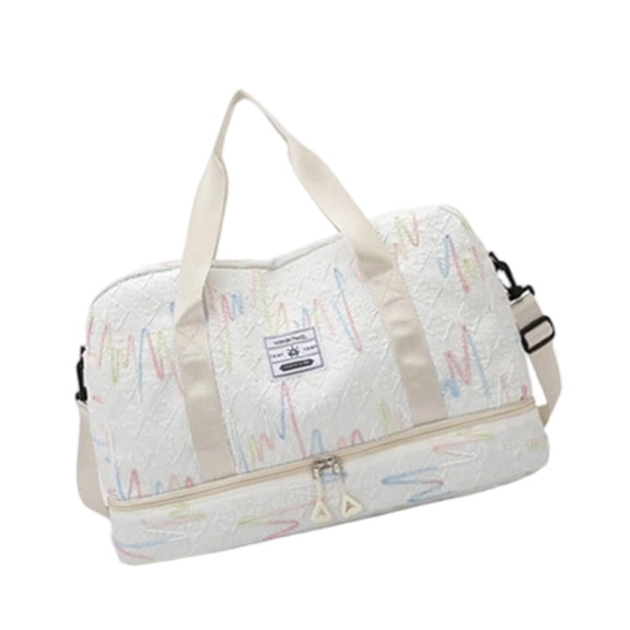 Fitness Bag Stylish Shoulder Bag Overnight Bag Large Capacity Weekends Bag