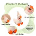 thumbnail image 3 of Cute Goose Plush Toy Plush Animal Soft Baby Shower Delivery Gift for Kid & Friends Birthday Gifts, 3 of 4