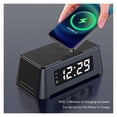 thumbnail image 2 of 15W Qi Alarm Clock Wireless Charger Pad For Phone Plus Charger For Watch Earphone ,Fast Charging, 2 of 6