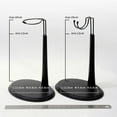 thumbnail image 5 of MERIGLARE 2x 12 Inch Dolls Stand Holder, Action Figure Stand,1/6 Scale Action Figures Base Display Stand for Figures Black, 5 of 6