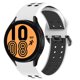 thumbnail image 4 of Adecuado para Samsung Galaxy Watch4 / Galaxy Watch4 Classic Smart Warch Pulsera de moda exquisita Pulsera de gel de sílice Correa deportiva de dos tonos, 4 of 4