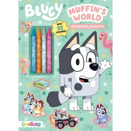 Color & Activity with Crayons Bluey: Muffin's World (Paperback)