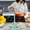 A, variant on TIELUTT Boiled Egg Holder Heatproof Tasty Kitchenware Kitchenware Set Ceramic Cooking Utensils Set with Holder Stainless Steel Wooden Cooking Utensils Set for Kitchen Cooker Hood Complete with Wall Br