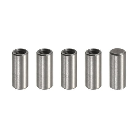 

M3 Internal Thread Dowel Pin 5 Pack 5x12mm Chamfering Flat Carbon Steel Cylindrical Pin