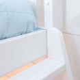 thumbnail image 2 of Max & Lily Twin Loft Bed, Solid Wood High Loft Bed with Ladder for Kids, White, 2 of 6