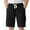 ZZY-Black2, variant on LIIPEE Boys School Uniform Shorts Solid Color Elastic Waist Drawstring Dress Shorts With Pockets Kids Handsome Weekend Shorts,Blue,11-12 Years