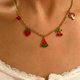 thumbnail image 2 of Charming Fruit Themed Dangle Pendant Necklace Versatile Style Lightweight Design Suitable For All Outfits Multicolor, 2 of 4
