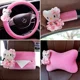 thumbnail image 2 of Sanrios Hellokittys Kawaii Anime Peripheral Interior del coche Cute Cartoon volante cubierta reposacabezas decoración del coche suministros, 2 of 2