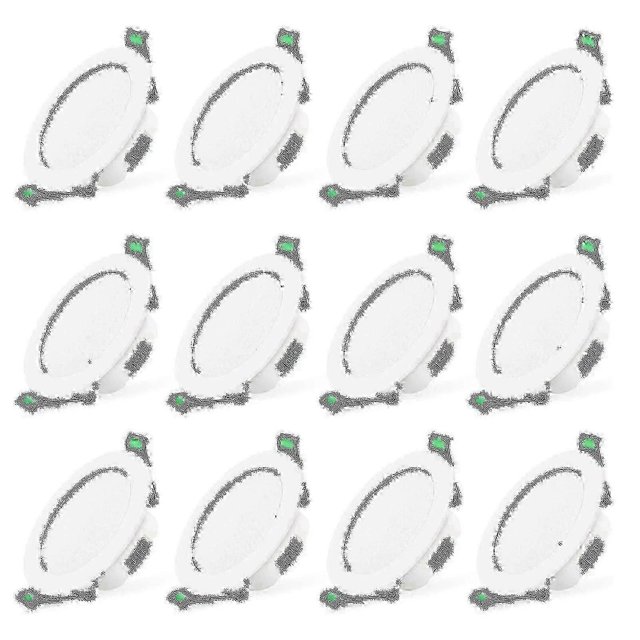 12pcs 7w White Led Downlight Recessed Ceiling Lights Slim Spot Light