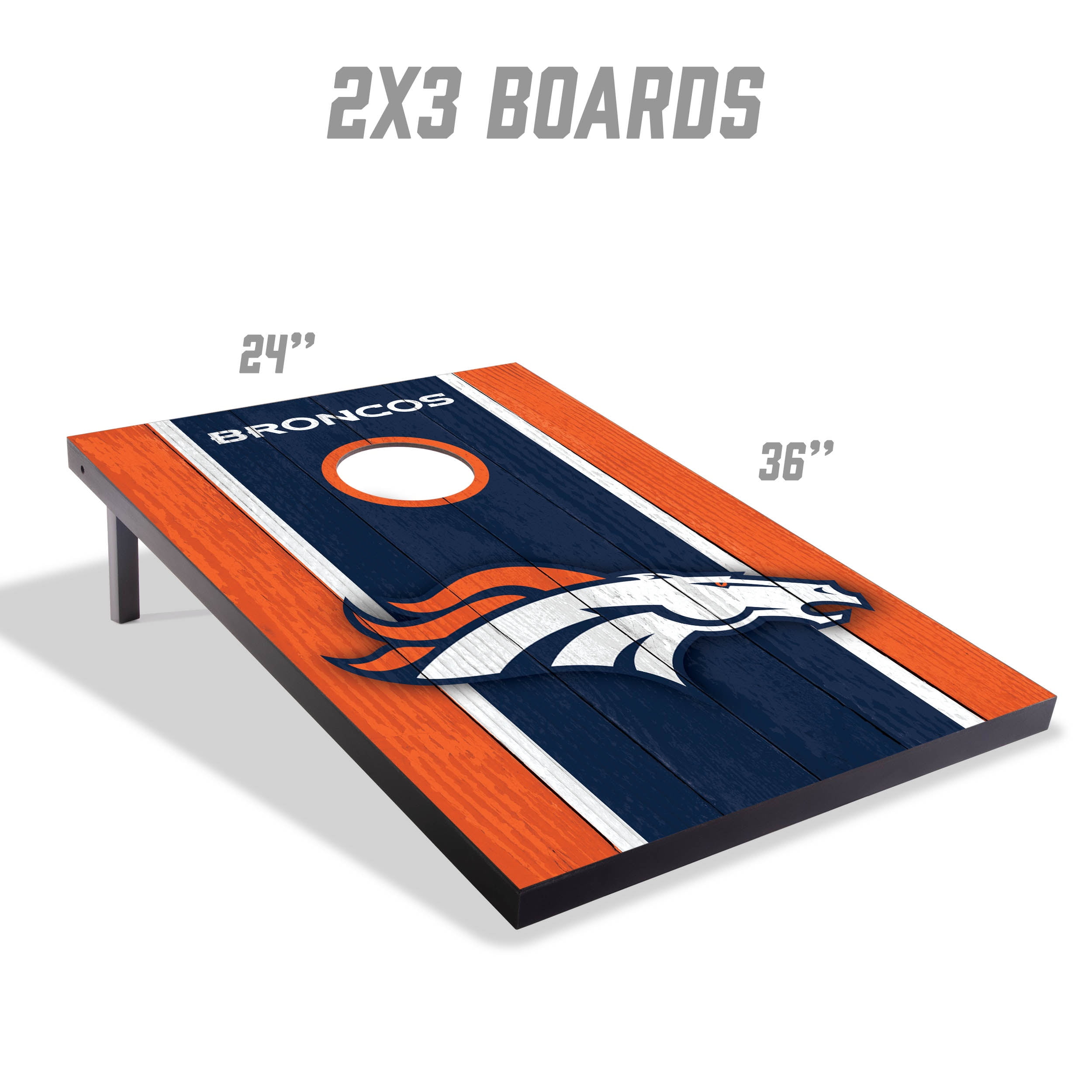 Denver Broncos 2x3 MDF Cornhole Game Set