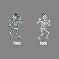 thumbnail image 3 of Lotusprinthandmade Funny Halloween Skeleton Spooky Graphic Custom Shape Broken Glass Hologram Ornament 4in, Halloween Skeleton Hologram Decoration, 3 of 4