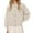 Beige, variant on Womens Cardigans Fashionable Knit Cardigan Warm Solid Color Sweater Style Outerwear,Brown