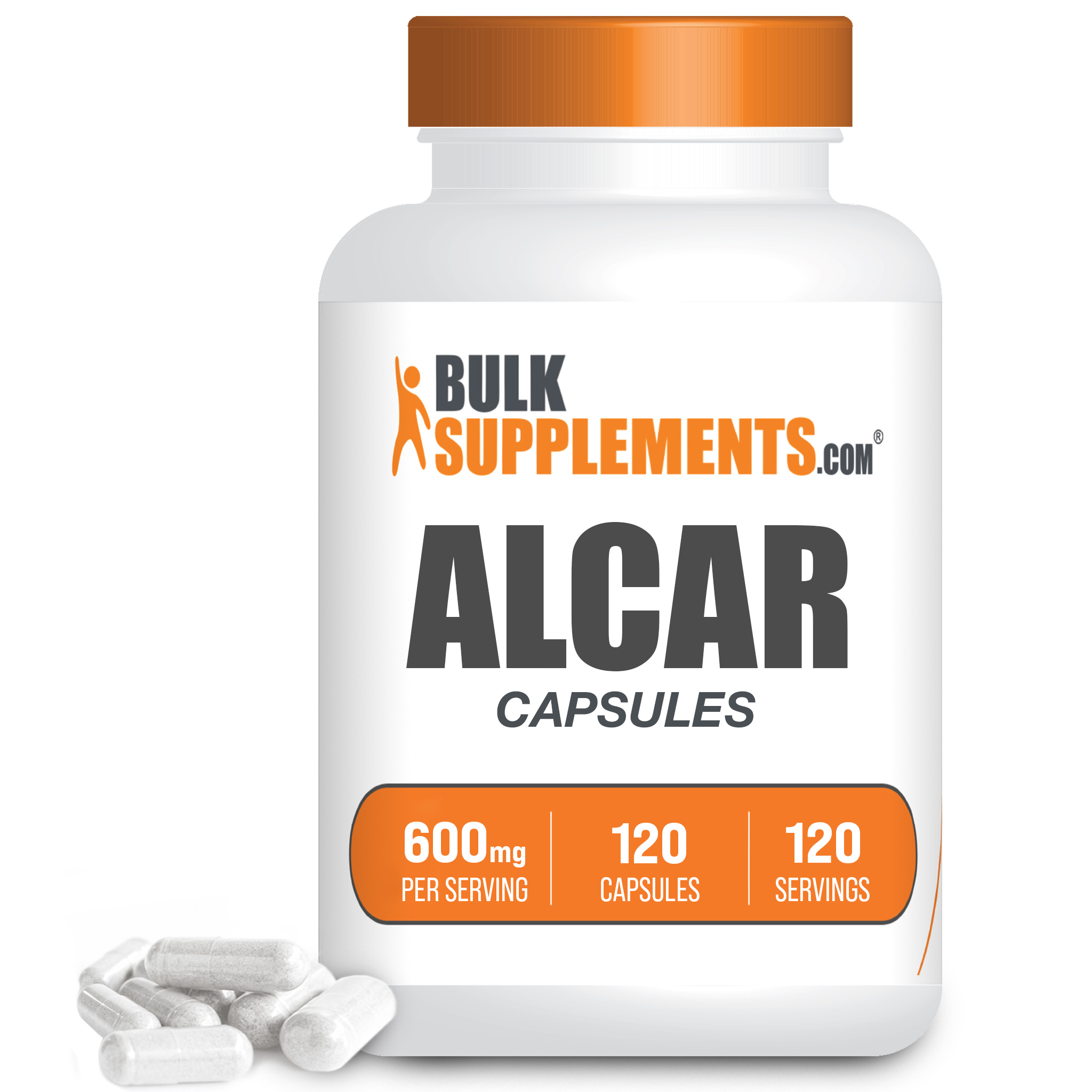 Acetyl LCarnitine (ALCAR) Capsules, 600mg (120 Gel