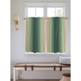 thumbnail image 2 of Green Yellow Ombre Bathroom Window Curtain, Farmhouse Modern Gradient Art Light Filtering Coffee Kitchen Curtains, Bedroom Living Room Curtains 2 Panel 84"x45", 2 of 6